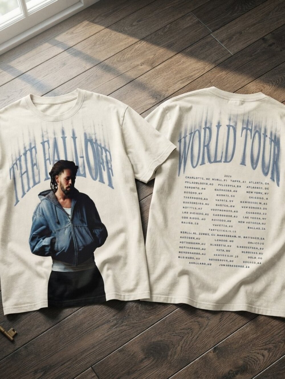 J.Cole The Fall Off World Tour Vintage Graphic T-Shirt